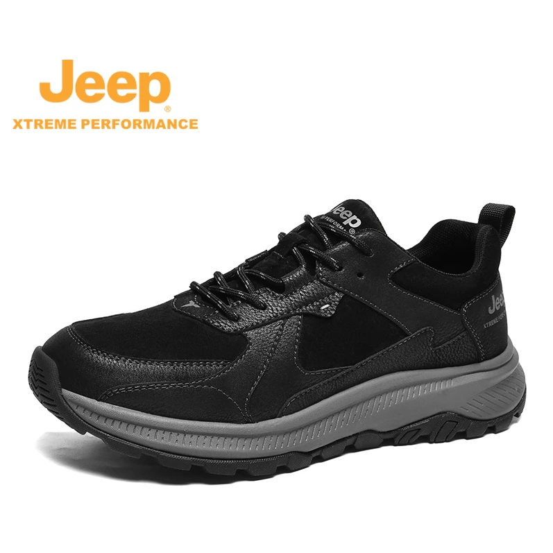 JEEP/吉普春季男士新款防滑耐磨户外登山运动舒适百搭休闲徒步鞋