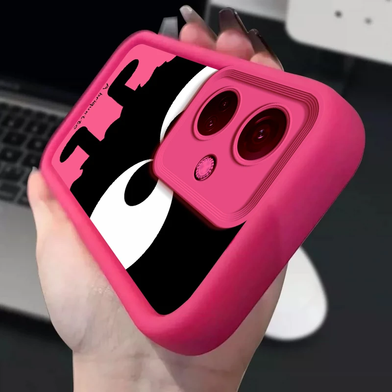 适用OPPOK11x手机壳PHF110全包高级个性彩绘女款创意防摔大眼煤球