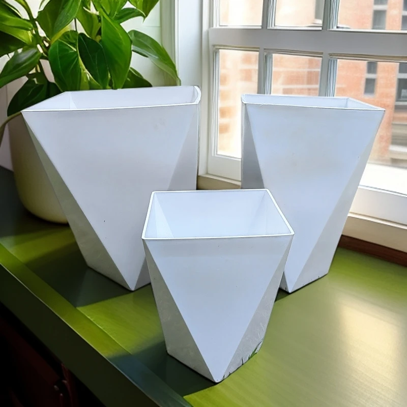 菱形花盆 北欧简约风