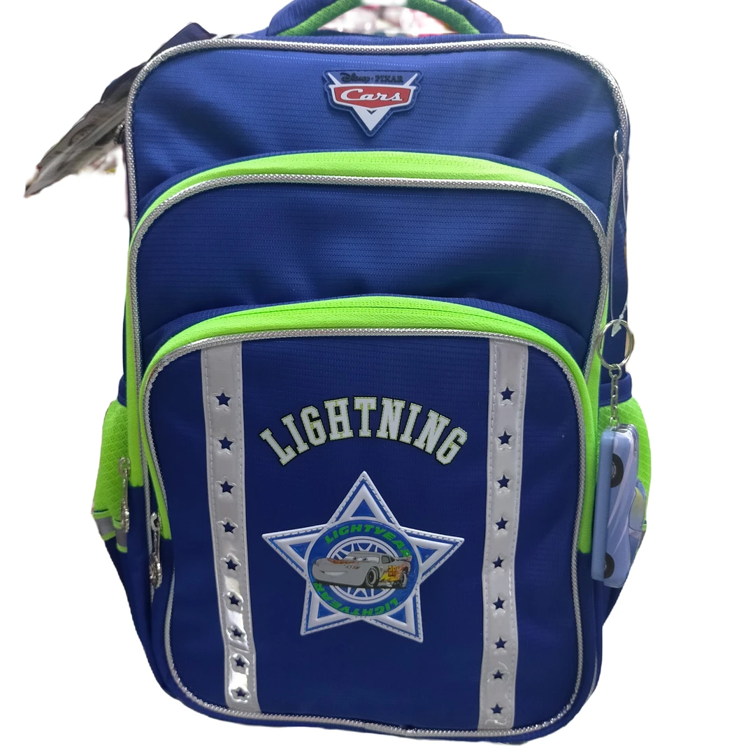 品牌小学生1-3年级书包男童闪电麦昆汽车双肩包儿童背包护脊减负