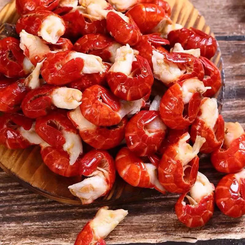 新鲜大一级无冰龙虾尾鲜活现剥 1斤120粒左右.净重3斤/盒 3包炒料