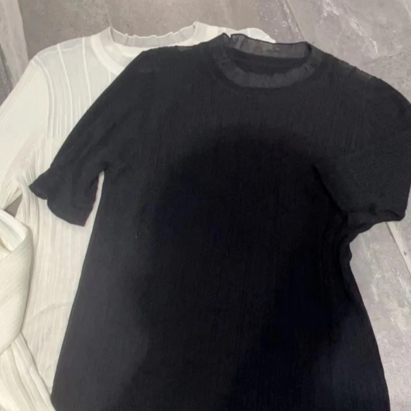 时尚简约圆领设计款短袖T恤 S9808