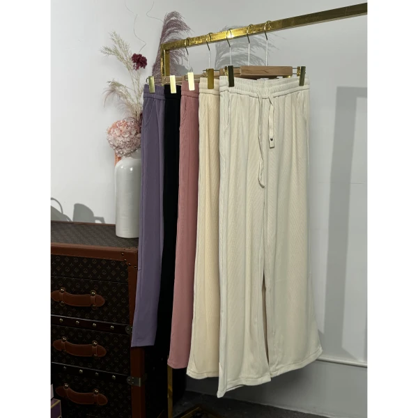 秋季上新~时尚简约纯色设计款休闲裤 K6996