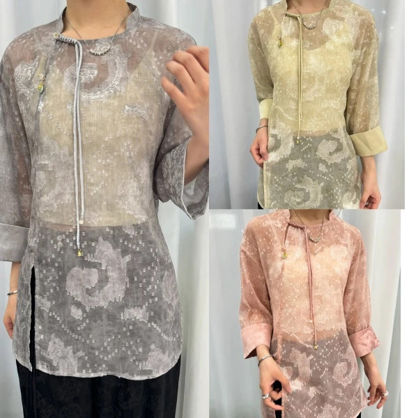 中式格调~新中式国风设计感上衣 S7289