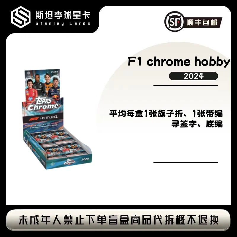 【TOPPS】2024赛季 F1 hobby 球星卡盲盒 下单默认代拆