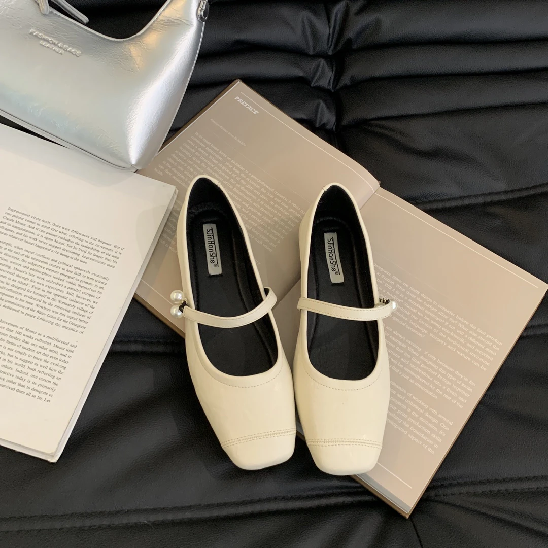 【夏季 456】复古玛丽珍鞋软底方头平底单鞋