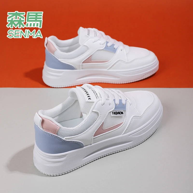 SENMA/森马厚底小白鞋春夏季新款韩版百搭网面透气休闲时尚女鞋