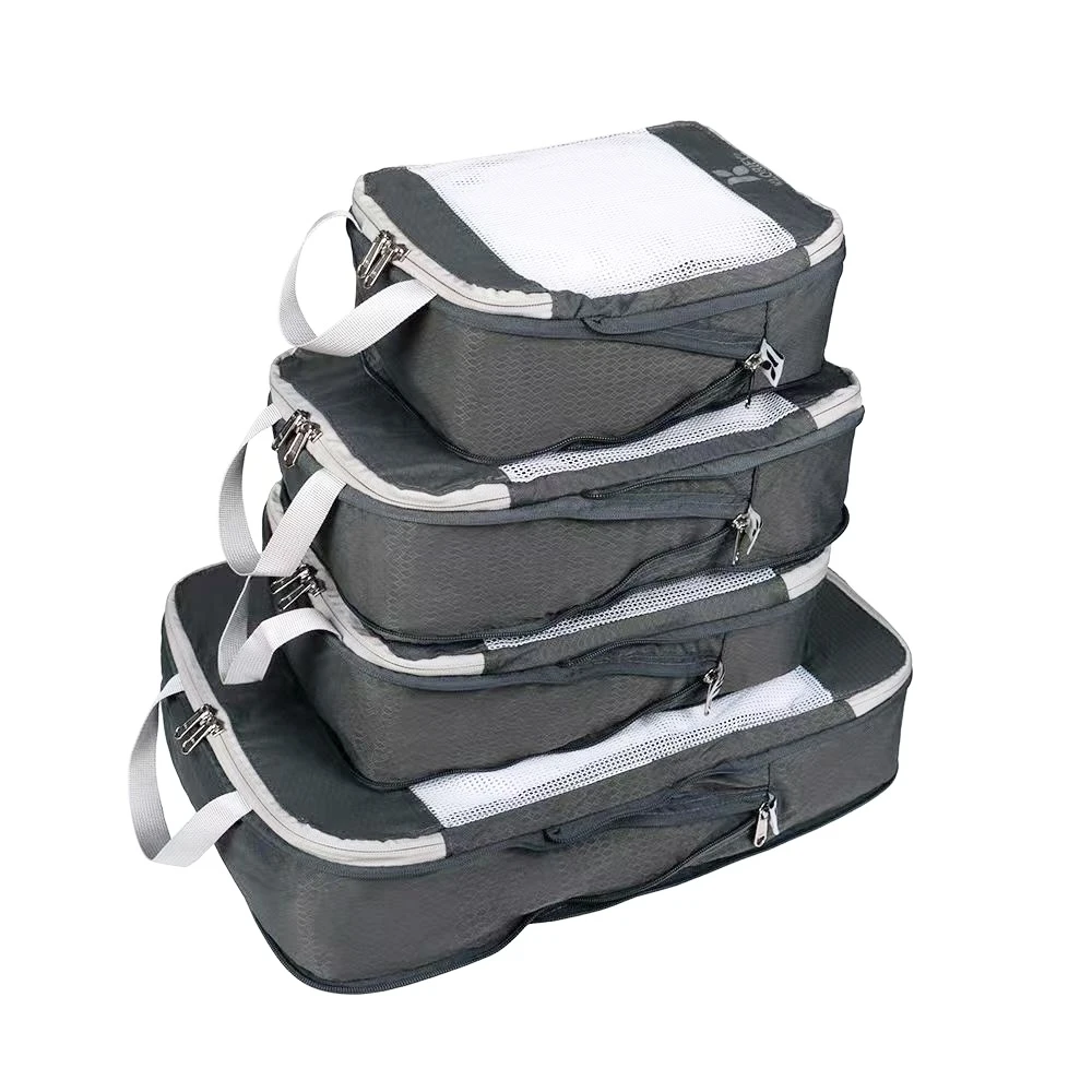 【收纳四件套】出口美国防水牛津料伸缩双层旅行整理收纳袋可拉杆箱