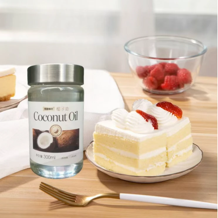 海南椰子油食用油冷榨初榨生酮天然椰香煎炒烹饪烘焙轻食健身