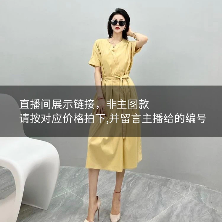 【0~399】2023新款显瘦气质连衣裙(撤柜女装)