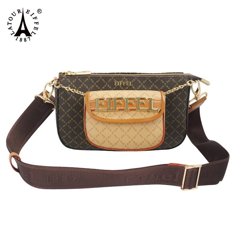 Eiffel/艾菲尔女包春季新品女士子母链包美拉德风日常通勤斜挎包