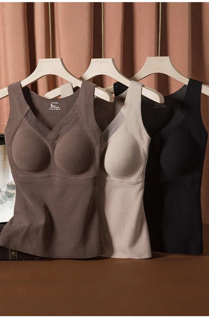 【橘猫服饰】暖背美背一体式免穿打底无痕网红打底春季新款8803