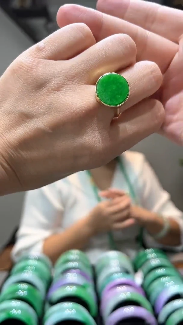 【闪购商品】翡翠戒指未镶嵌戒指12