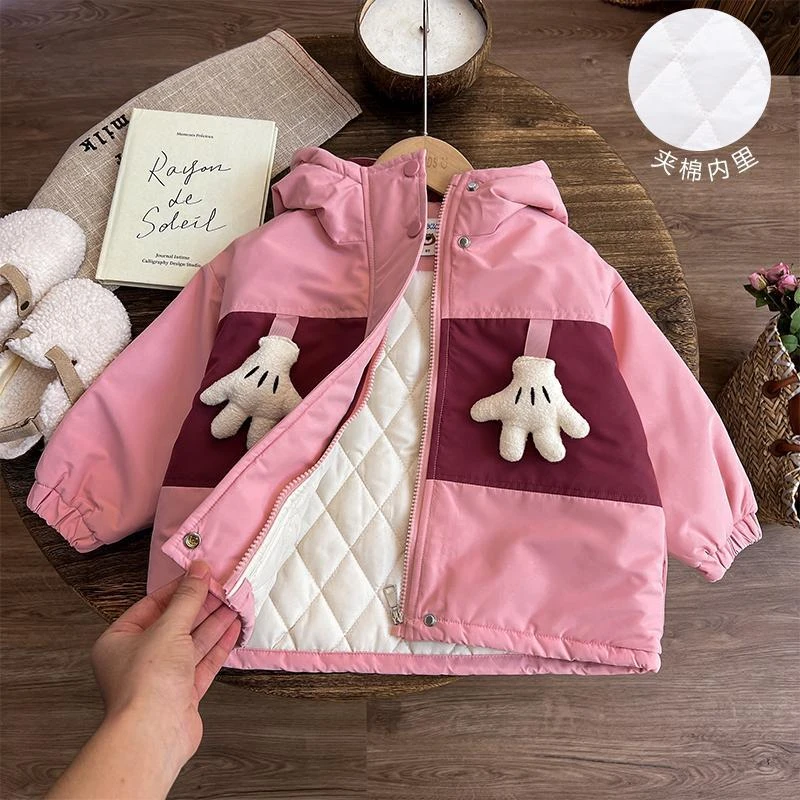 女童棉服2025新款儿童冬装外套秋冬款棉衣女宝宝棉袄冬季加厚女孩