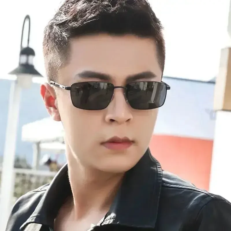 偏光变色太阳眼镜开车太阳镜男司机钓鱼眼镜夜视开车百搭专用墨镜