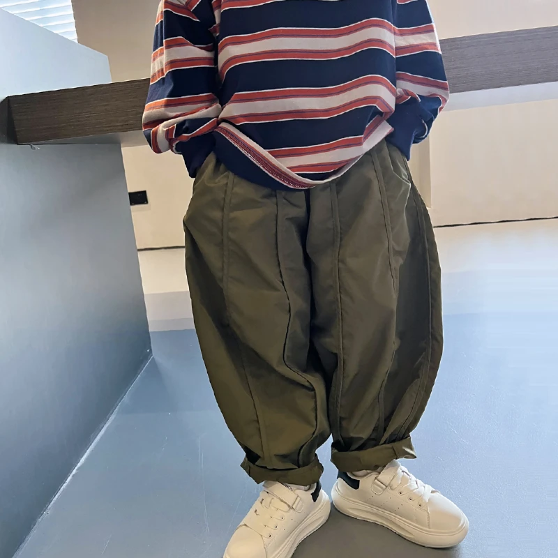 儿童灯笼裤休闲男童宽松垮垮裤秋季2023新款中大童  2309911O6