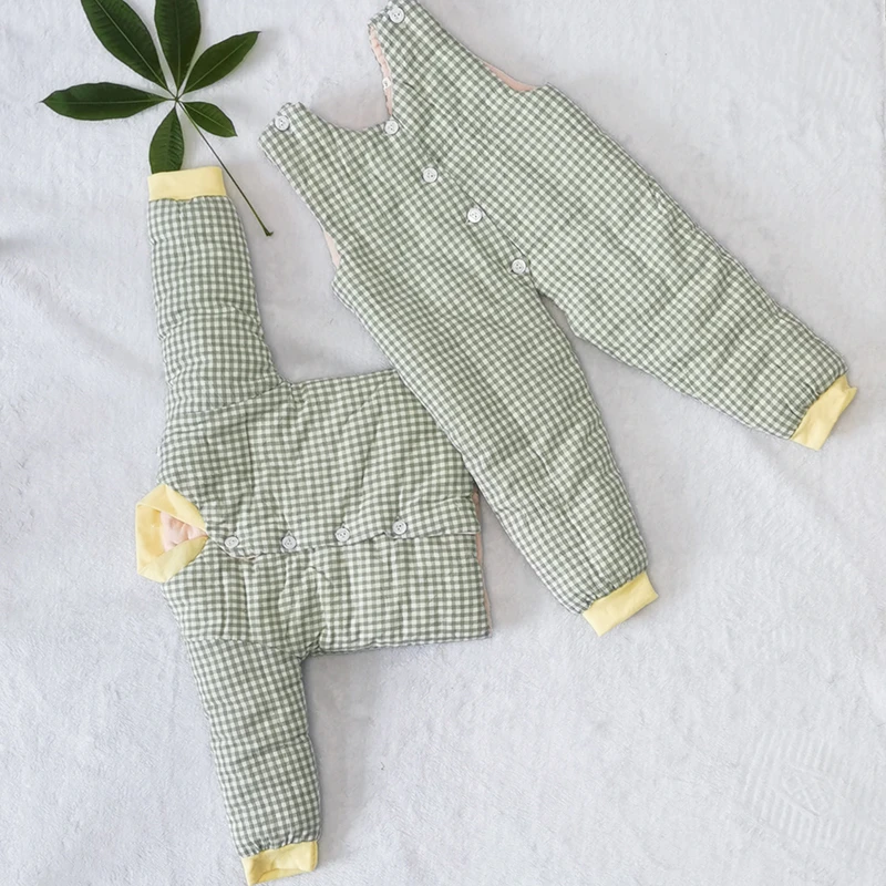 婴儿手工棉衣套装男女宝宝棉花衣儿童棉袄棉裤秋冬加厚款薄款棉服