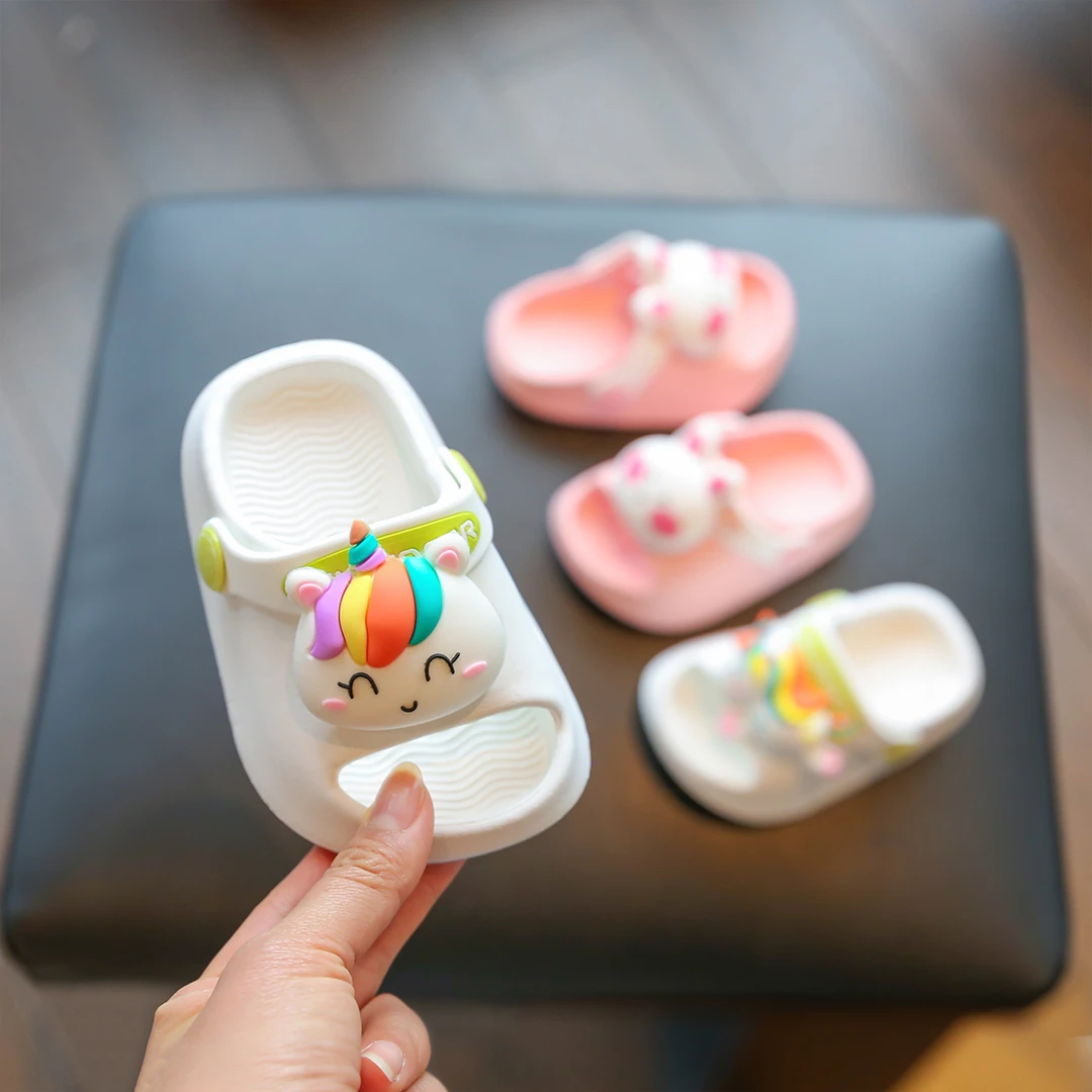 Sportmern宝宝拖鞋夏季女宝宝软底鞋子透气防滑婴幼儿室内鞋子