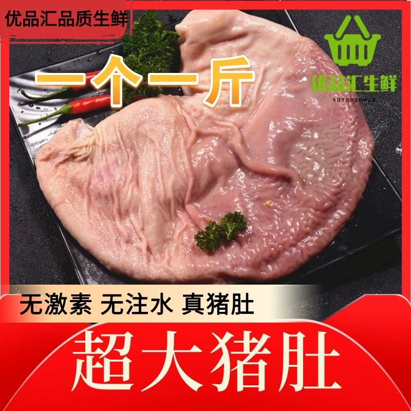 【四只大猪肚】冰鲜肚子猪肚特大猪肚特营养厚现杀冷冻猪胃整只批发
