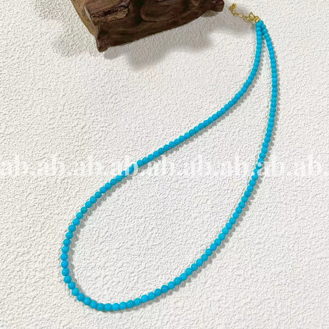 【鲸囍】蓝精灵●18K金镶嵌美松项链珠约3-3.3mm#8719