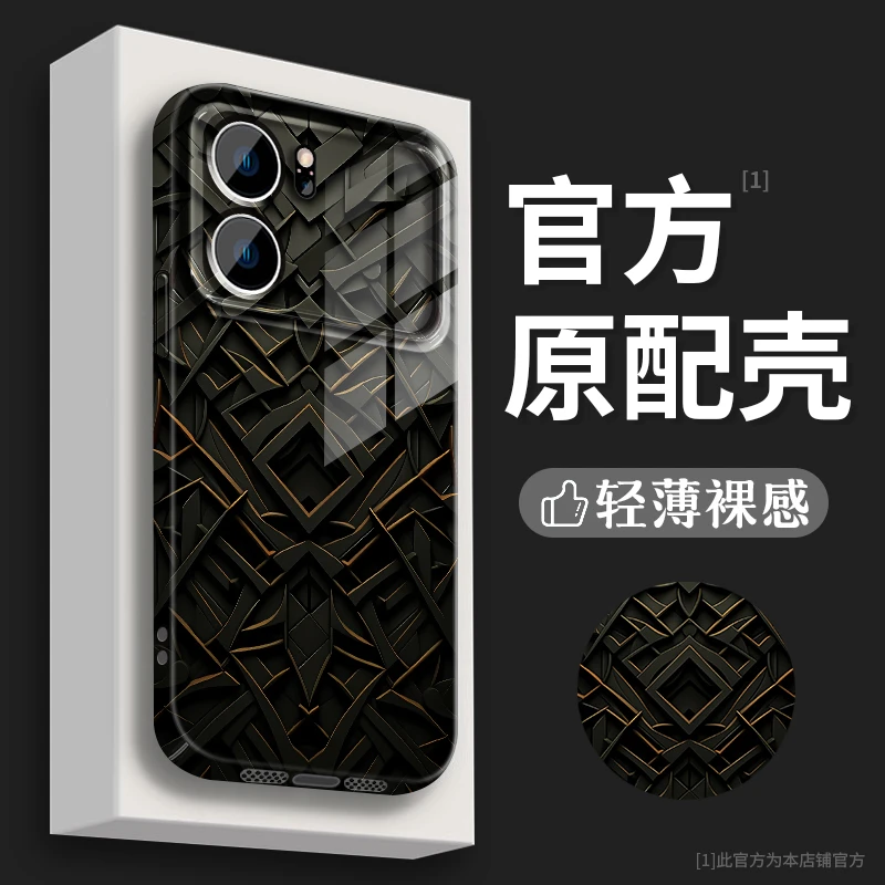 适用OPPOK10黑金图腾菲林壳新款防摔网红ins创意潮手机壳