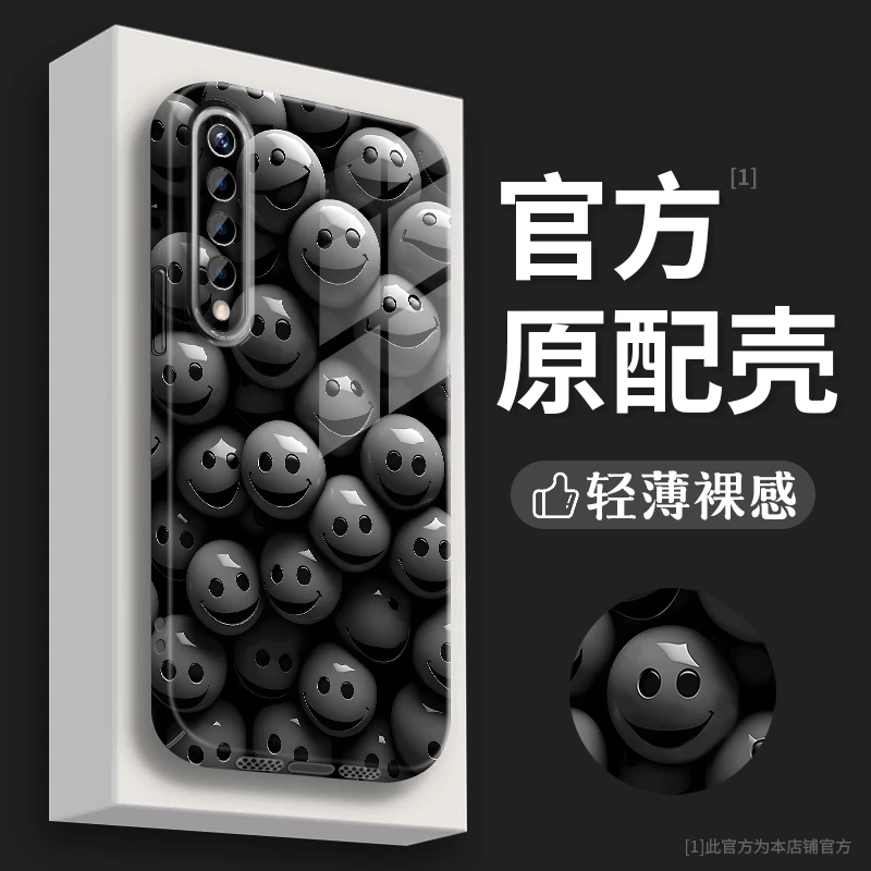 适用小米10满屏尬笑菲林壳新潮牌创意网红ins防摔手机壳