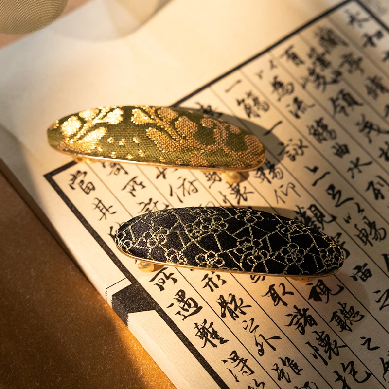 南京云锦博物馆【织金古法发卡】女士气质复古国风传承百搭古法头饰