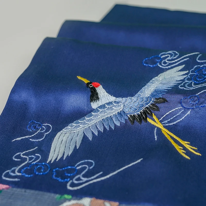 南京云锦博物馆【云锦妆花纱刺绣拼接披肩】中国风女士高端礼盒礼袋