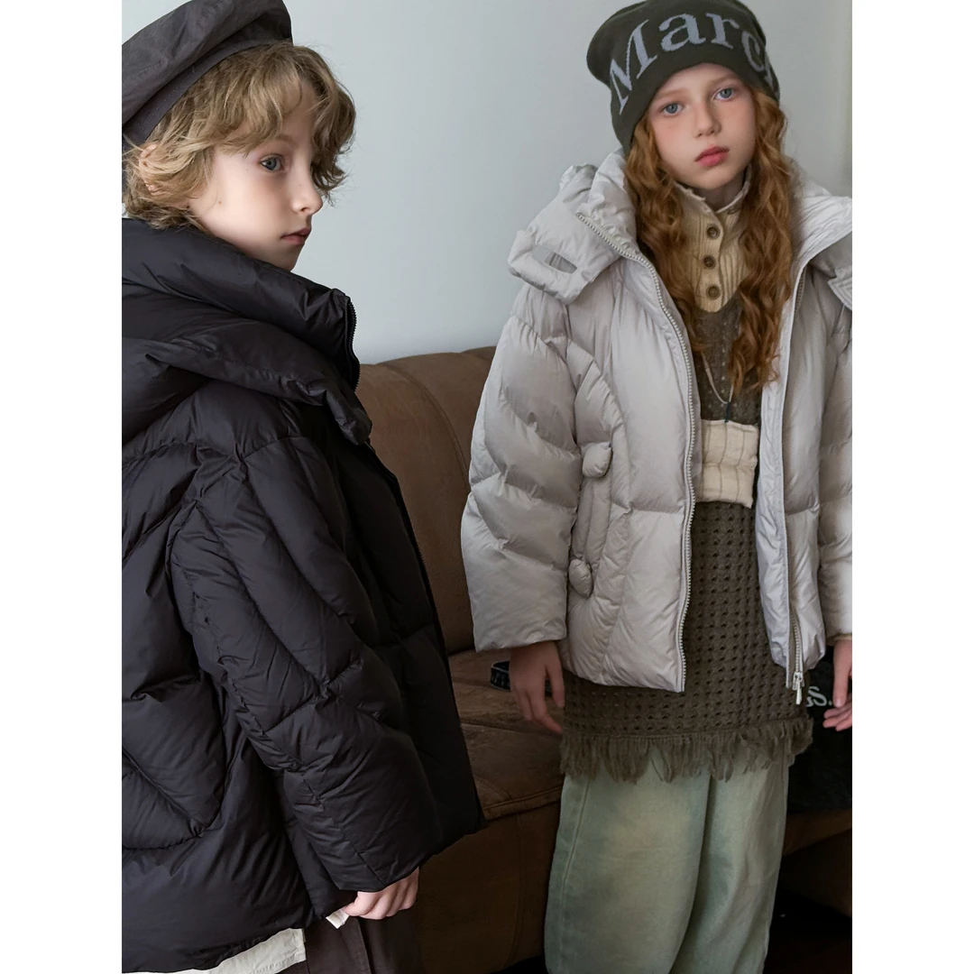Eye gauge 杜邦三防面料新款时尚保暖休闲儿童亲子羽绒服1022