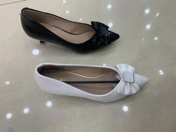 尖头蝴蝶结2024新款潮流鞋