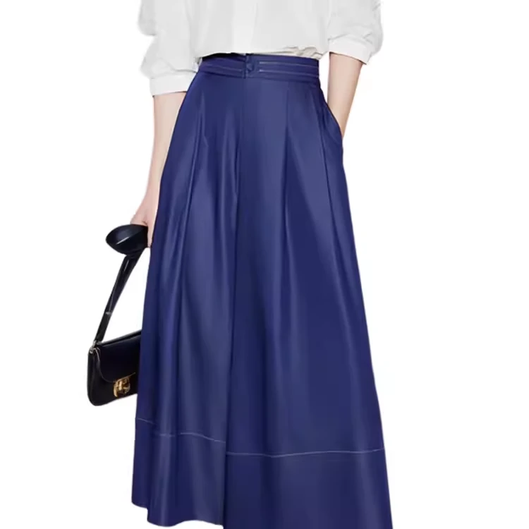 【炳瀚】炳瀚原创大码显瘦阔腿裤夏季休闲裤BH224WZK14039