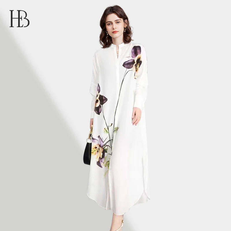 炳瀚原创2024春新款大码女装胖mm新中式宽松连衣裙BH124ZL13226