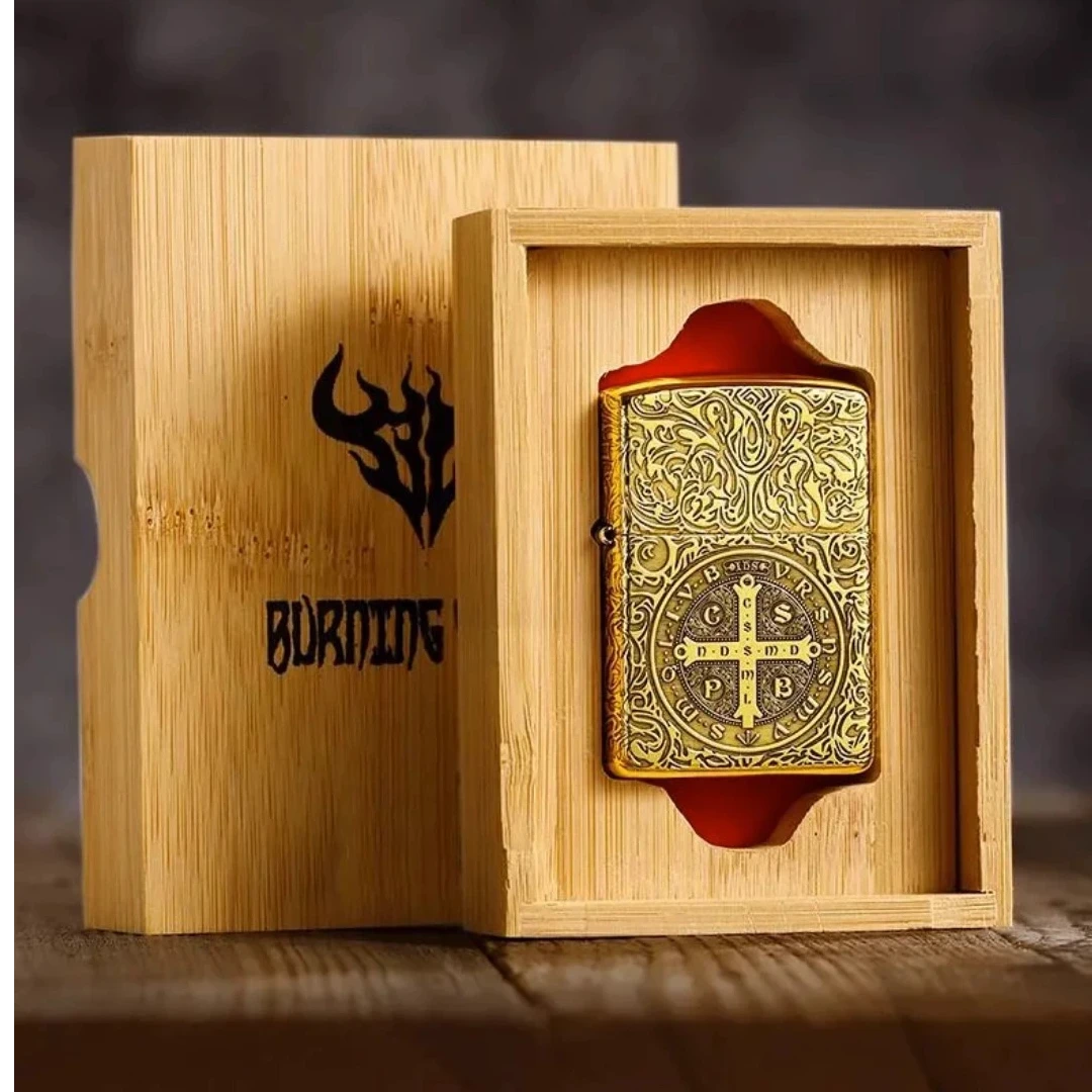 ZIPPO/之宝蚊版康斯坦丁官方正品纯铜盔甲打火机双面金色原装DYJ1