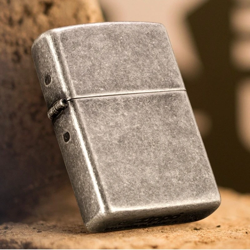 ZIPPO/之宝121FB古银光板官方正品怀旧收藏送礼仿古防风个性DYJ1