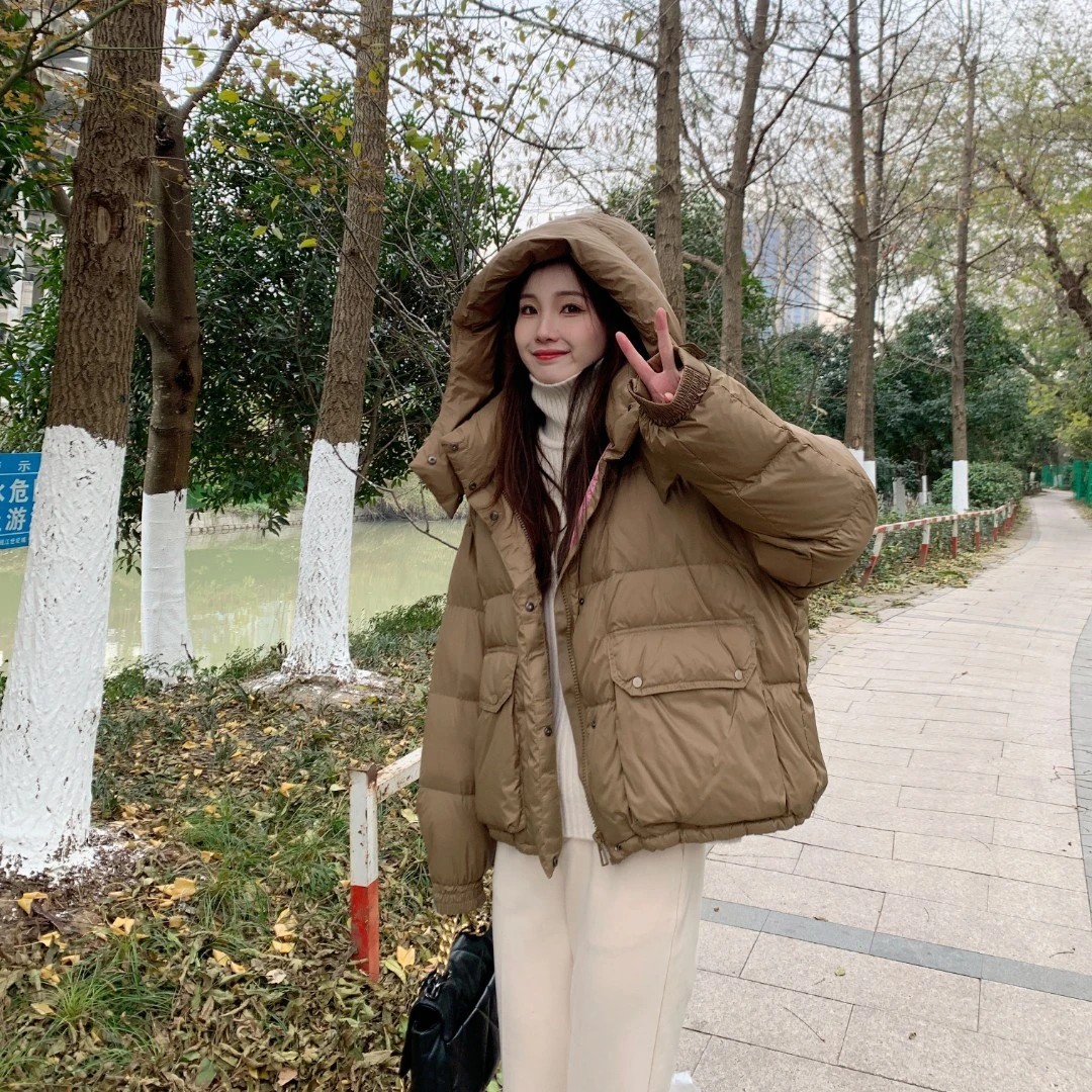 Candy Cloud清梅里雪山加厚蓄热保暖白鸭绒羽绒服外套YRF102/3