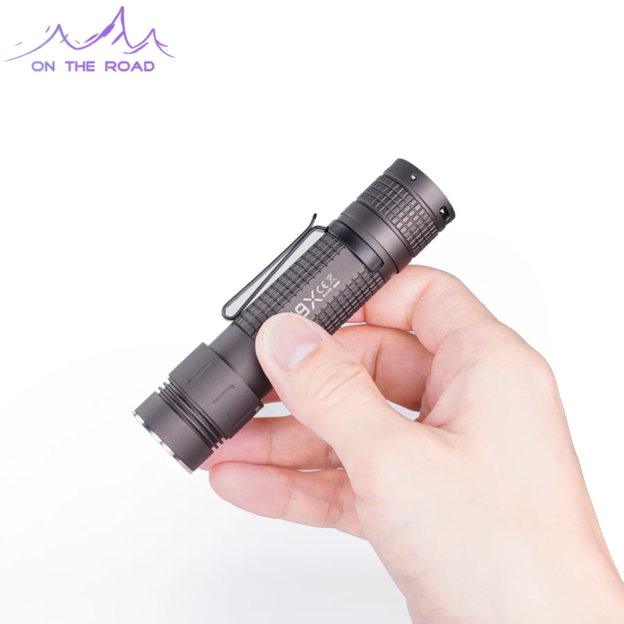 在路上M9X迷你强光手电筒 21700小手电USB直充电户外防水防摔超亮