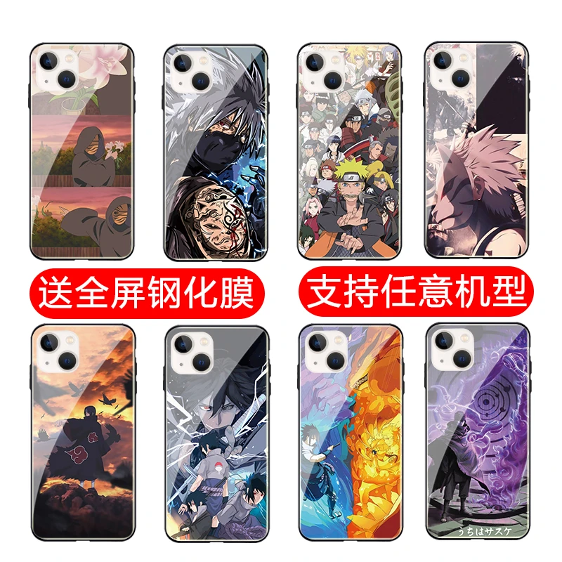 火影忍者opporeno9防摔手机壳reno8/7卡通reno6宇智波鼬5pro+佐助