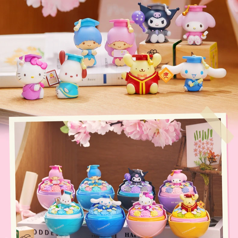 三丽鸥青春纪念花束库洛米帕恰狗可爱潮玩毕业礼物