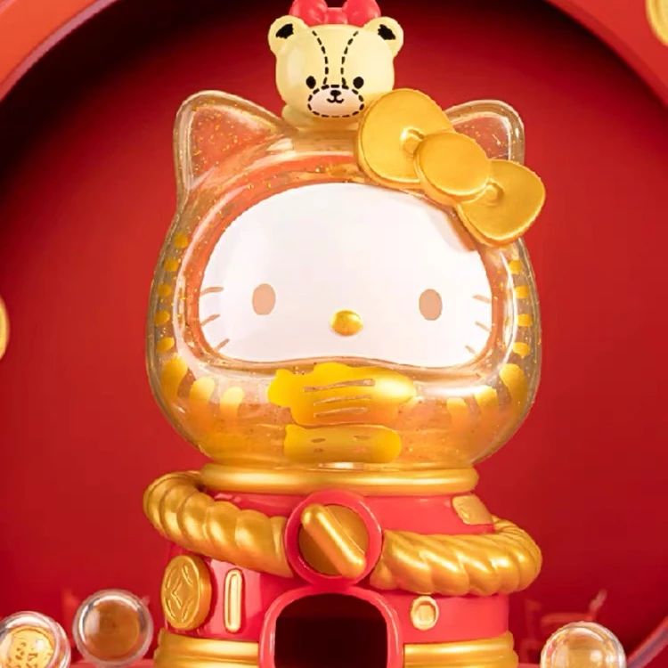 三丽鸥奇妙达摩扭蛋机盲盒玩具库洛米HelloKitty桌面潮玩摆件可爱