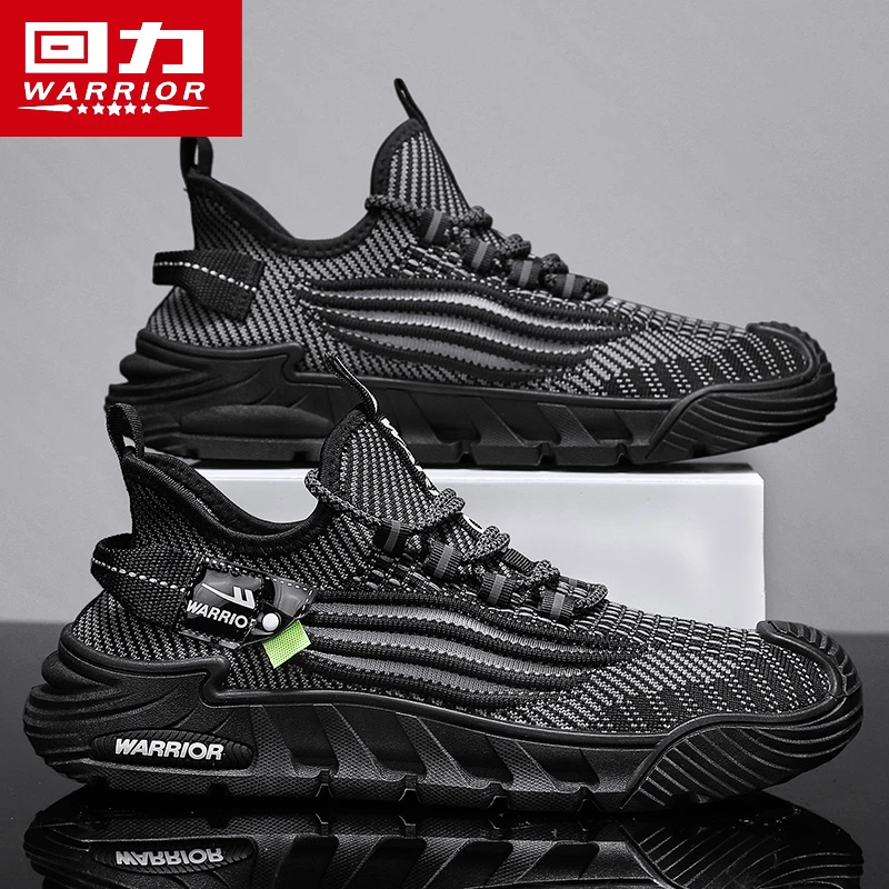 回力男鞋正品秋季网面透气轻薄飞织休闲运动软底防滑男士百搭潮鞋
