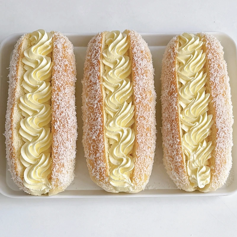 椰蓉鲜奶奶油面包 动物奶油面包营养早餐代餐糕点纯手工现做现发
