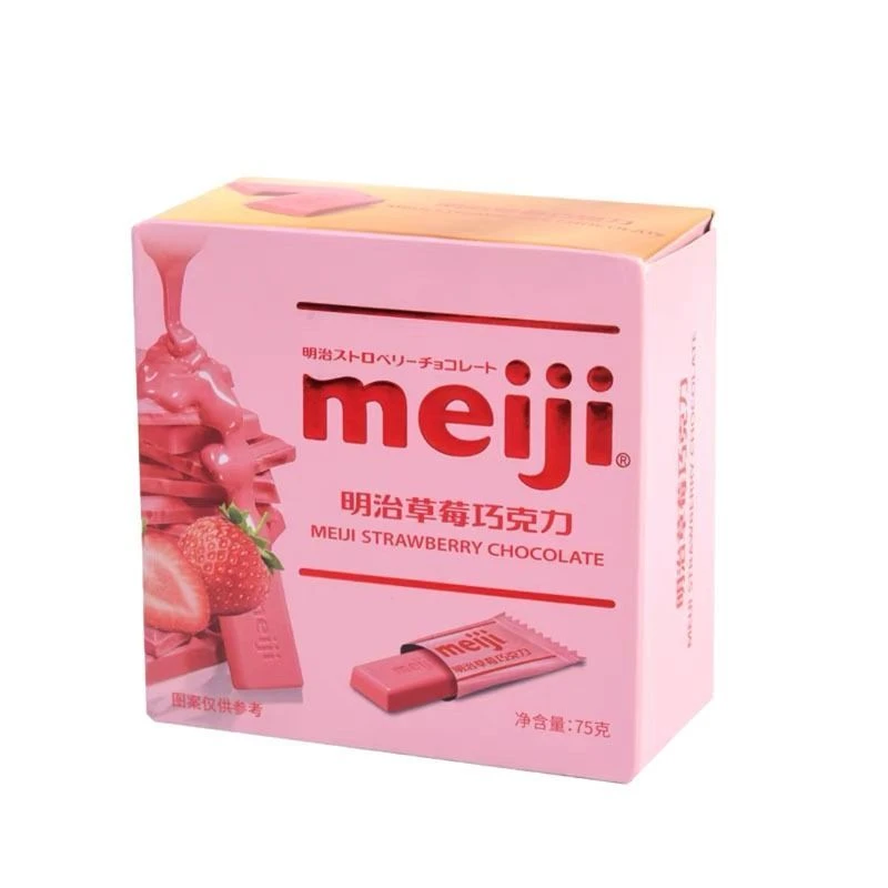 明治(meiji) 明治草莓巧克力 75g/盒 礼物