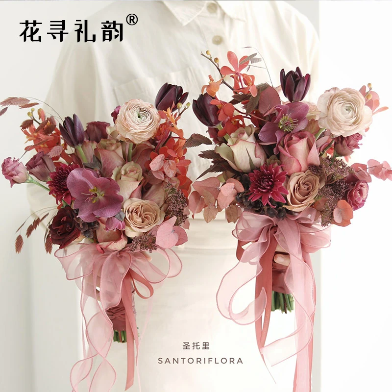 【花执】大卷鱼尾纱手工鲜花纯色包装纱彩带花艺蝴蝶结装饰材料大卷