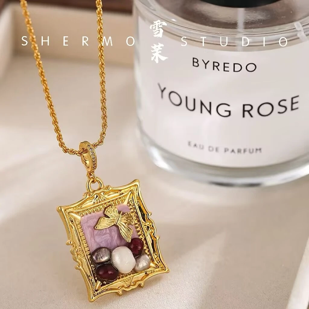 铜合金项链 M2010 法★【星月夜】琉月璃璃手作项链