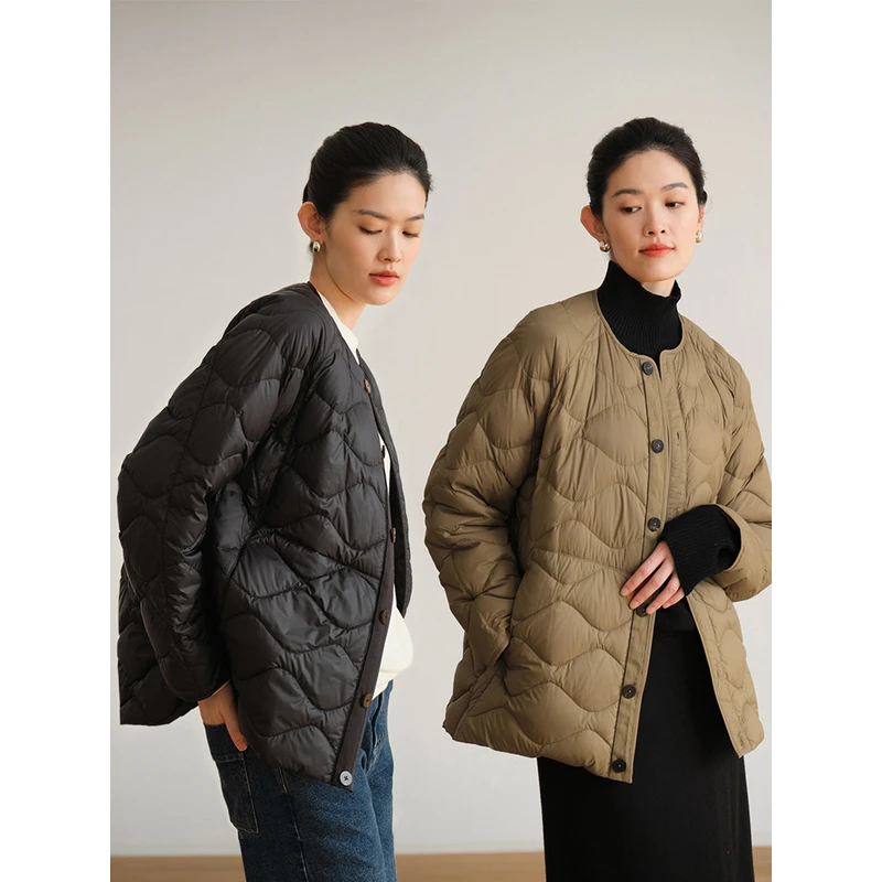 ltyp旅途原品 嵿级95白鹅绒无胆便携系列羽绒服女2024年轻薄外套
