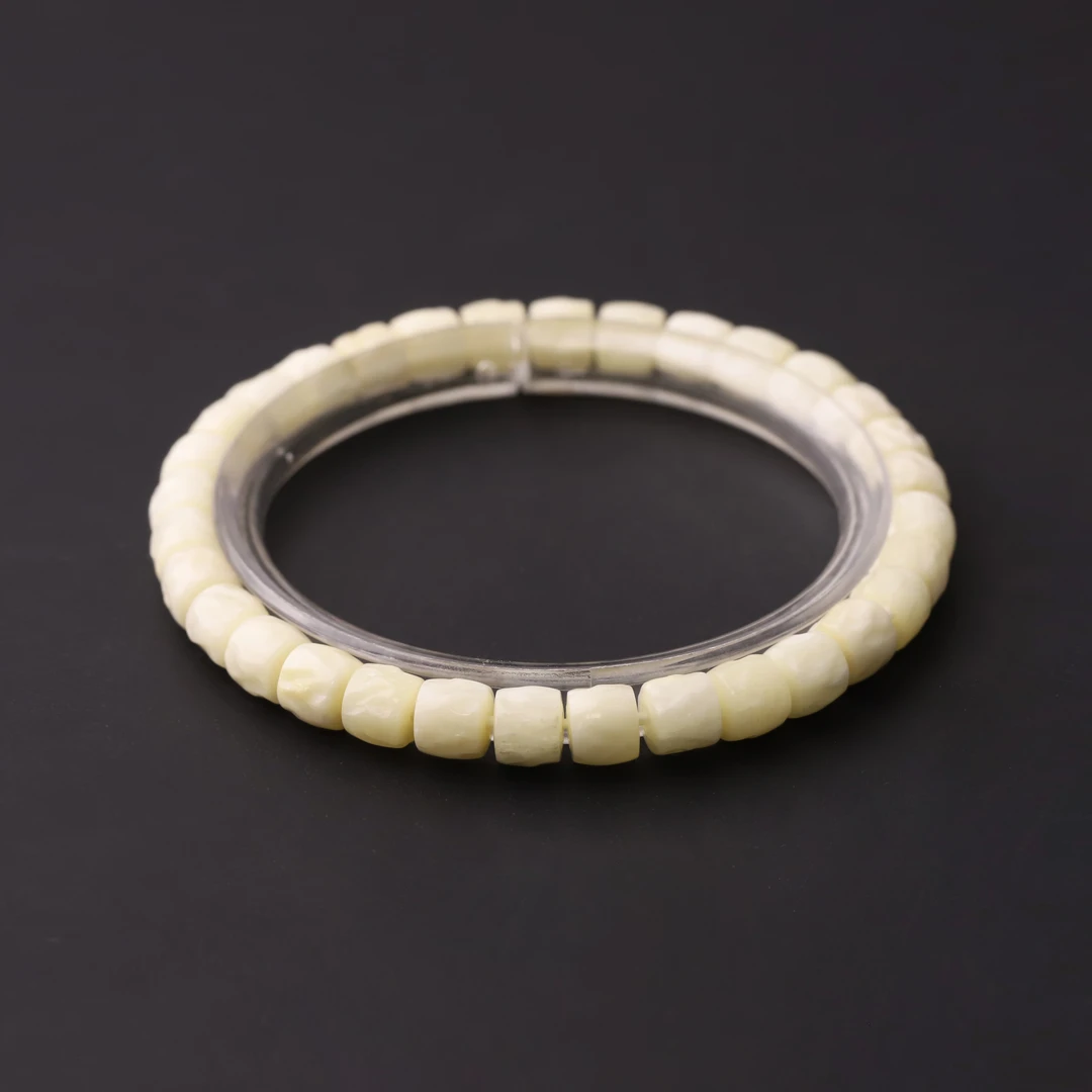 S7861 精工驼骨无相单圈文玩手串