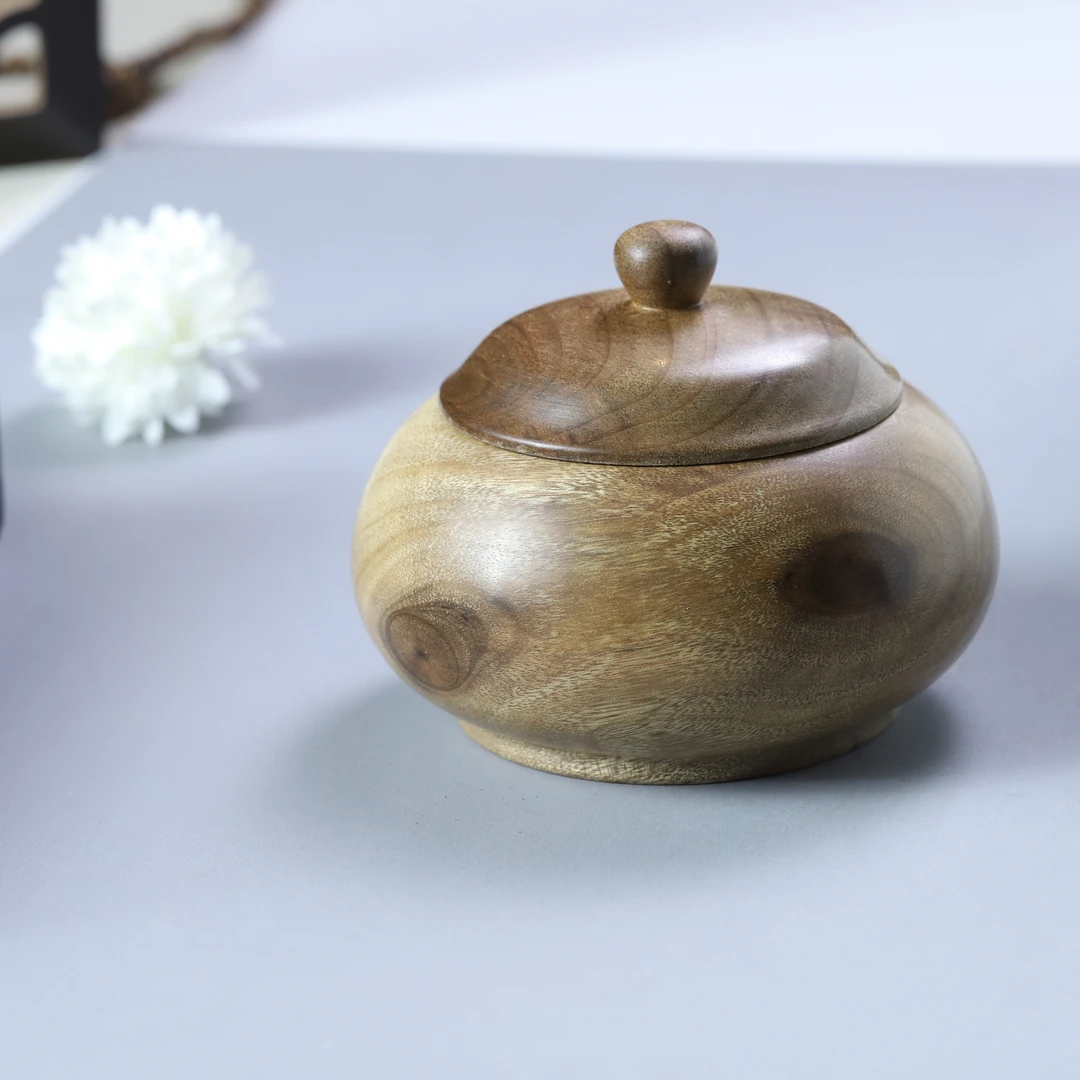 XY068 金丝楠纯手工打磨茶叶罐