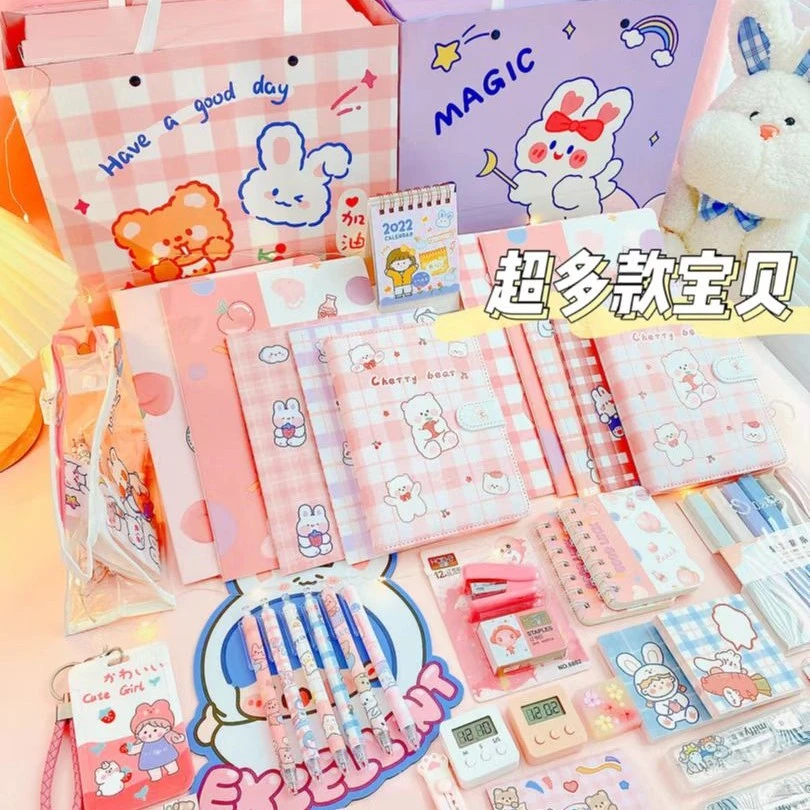 003  水彩笔 马克笔 笔袋各种文具以直播间介绍为主   文具礼盒