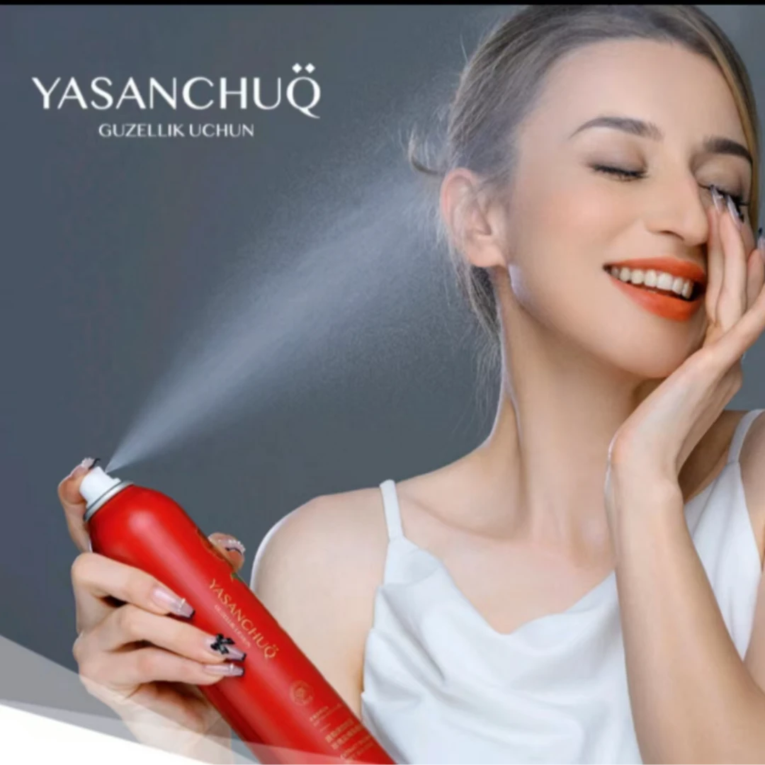 yasanchuq/娅姗妻提取保加利亚玫瑰花精翠柔肤紧致喷雾补水防水