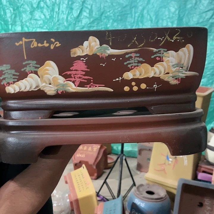 紫砂花盆紫砂花盆